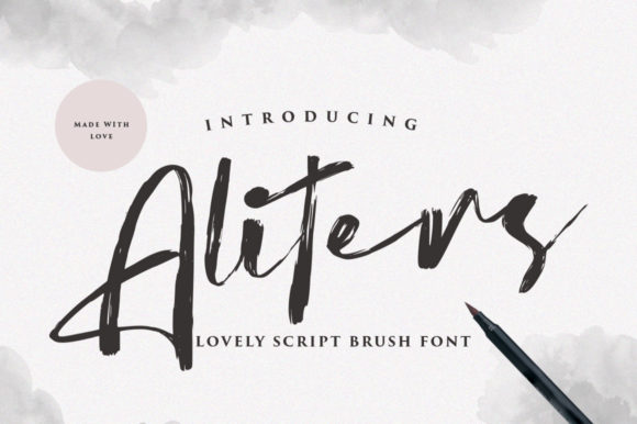 Aliters: A Handwritten Font for Modern Web Design
