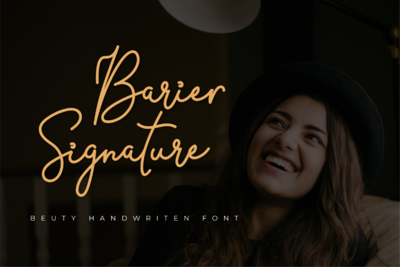 Barier Signature: A Font That Elevates Handmade Creations