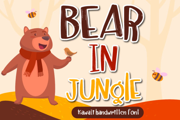 Bear in Jungle Font for Bold Branding