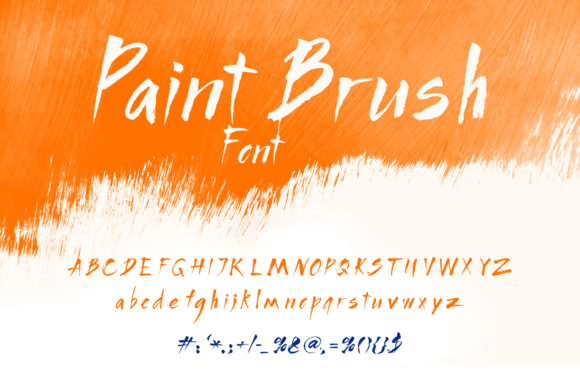 Bring Your Creations to Life with the Paint Brush Font