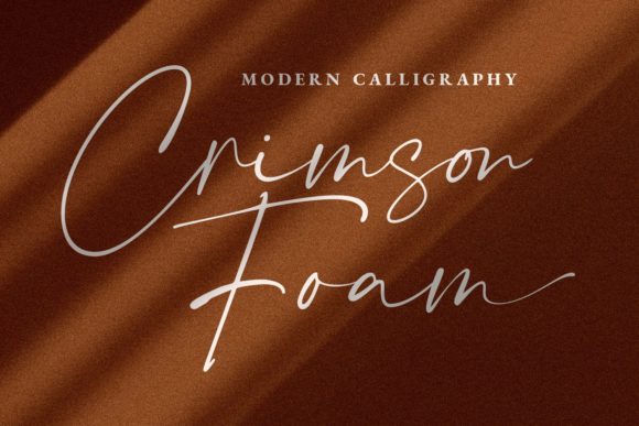 Crimson Foam Font for Web Design