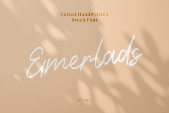 Emerlads Font for Handmade Projects