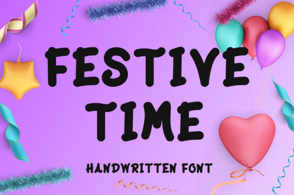 Festive Time Font for Branding Projects