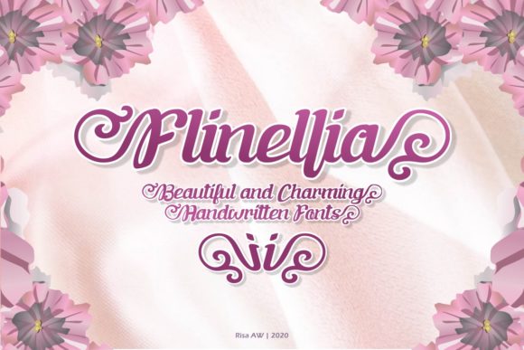 Flinellia Font for Web Design: A Charming Display Typeface