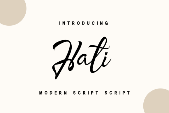 Hati: A Handwritten Font That Elevates Digital Design