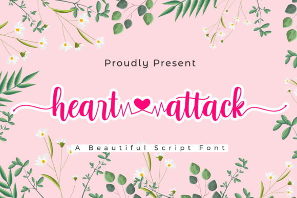 Heart Attack Font: A Charming Choice for Handmade Creations