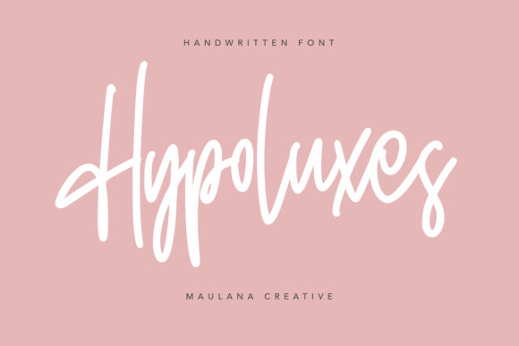 Hypoluxes: A Handwritten Font for Modern Web Design
