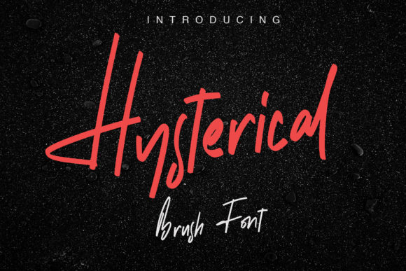 Hysterical: A Handwritten Font for Modern Editorial Design