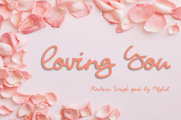 Loving You Font Review for Editorial Design