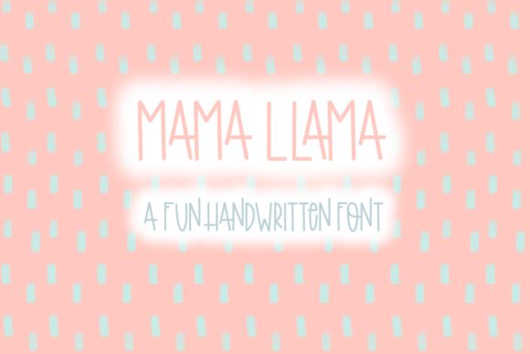 Mama Llama Font Review for Editorial Design