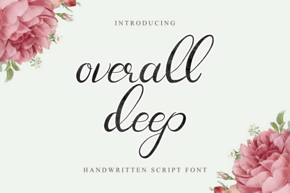 Overall Deep: A Handwritten Font for Impactful Branding