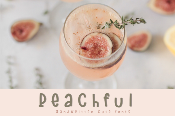 Peachful Font for Polished Branding