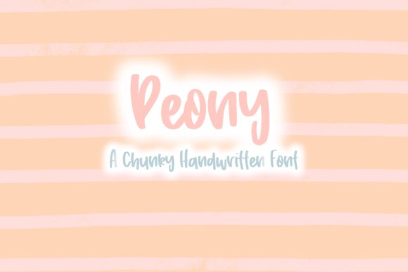 Peony Font: A Joyful Addition to Branding Projects