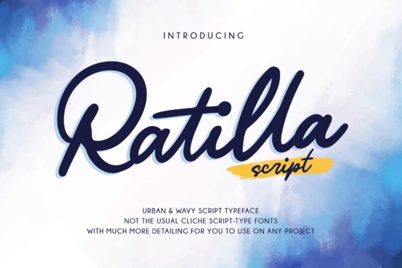 Ratilla Font for Handmade and Commercial Craft Projects