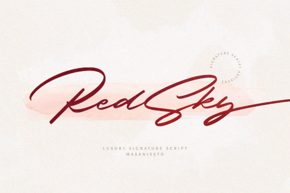 RedSky: A Timeless Script Font for Creative Branding