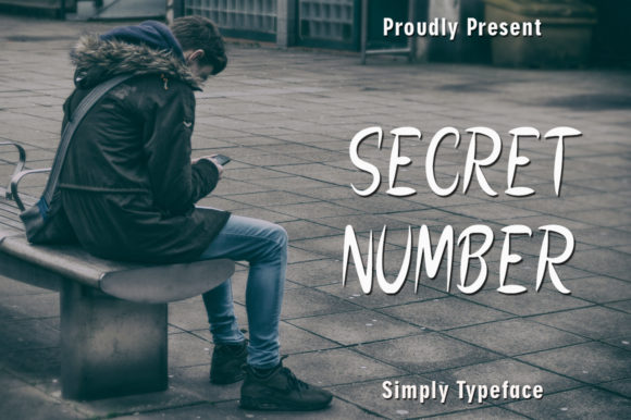 Secret Number Font for Campaign Creativity