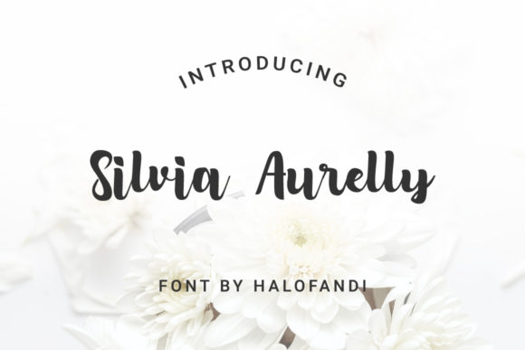 Silvia Aurelly: A Handwritten Font for Editorial Elegance