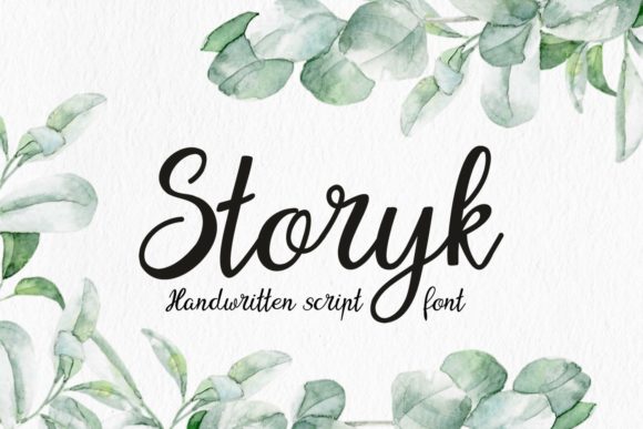 Storyk: A Timeless Handwritten Font for Digital Design