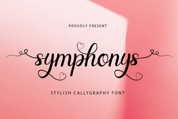 Symphonys Script Font for Editorial Design
