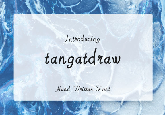 Tangatdraw: A Handwritten Font for Web Design